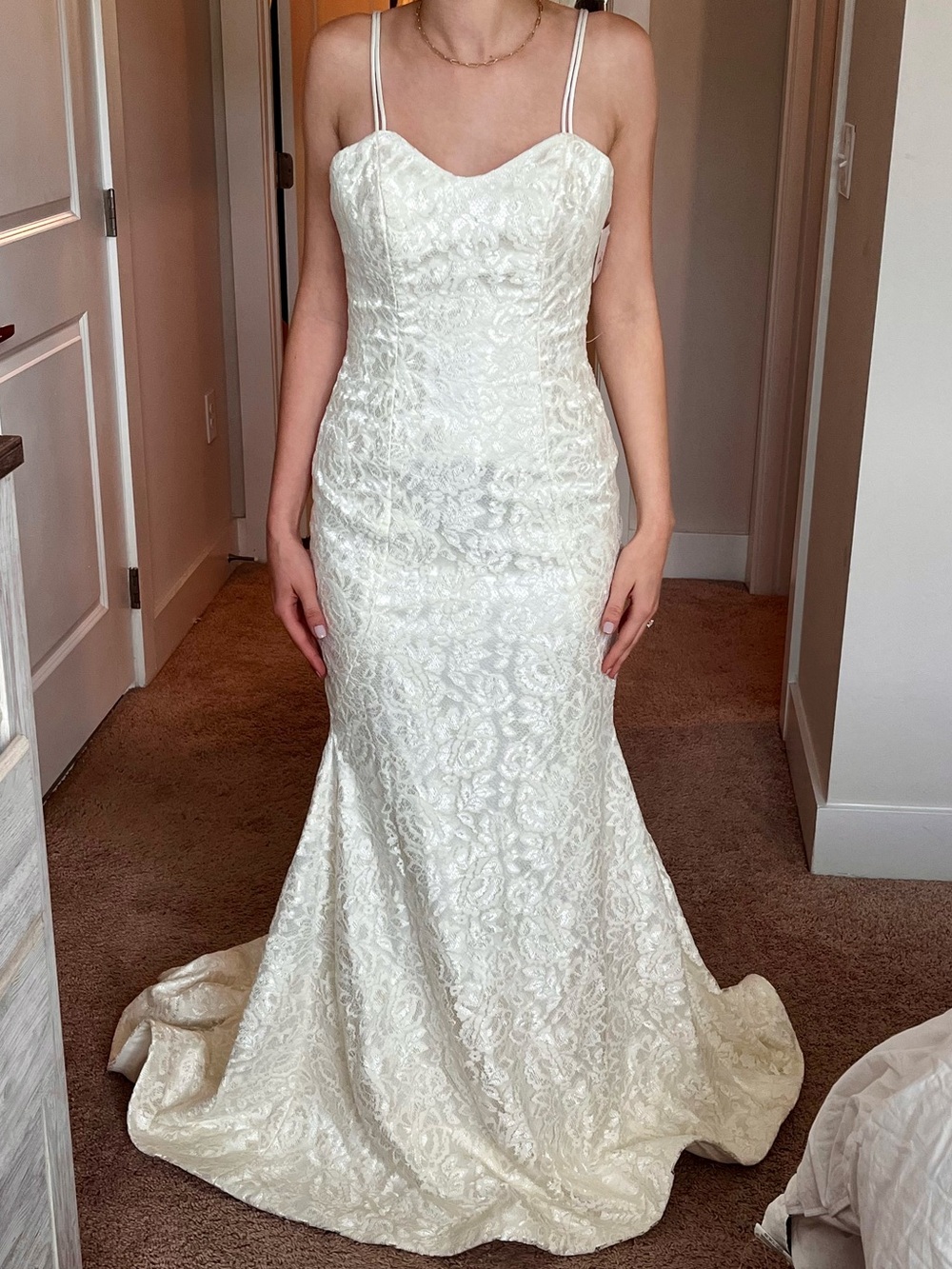 NWT Blush By Hayley Paige Wedding Dress Size 1